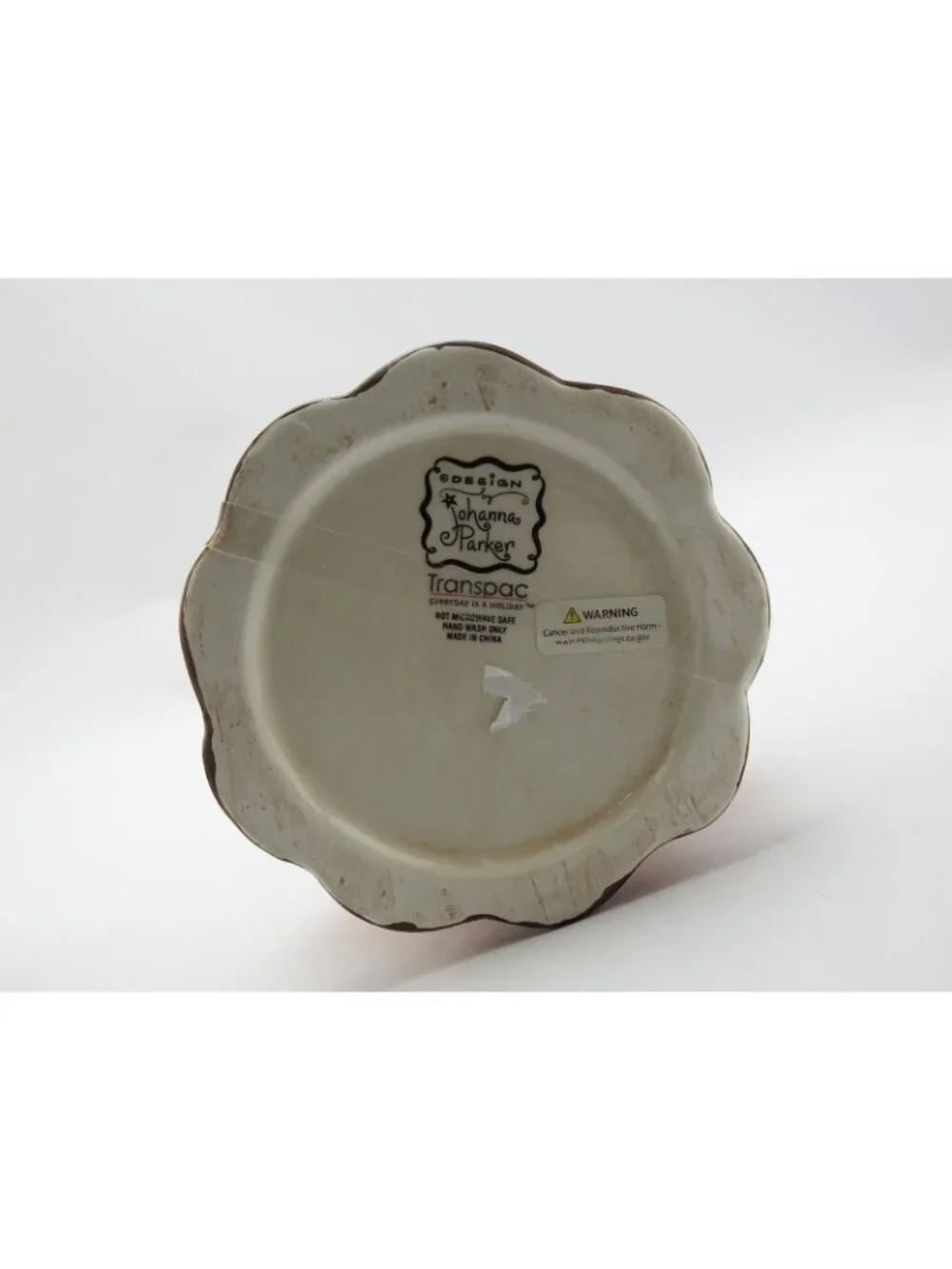 Johanna Parker Thanksgiving Turkey Witch Hat Ceramic Cookie Jar Canister 6